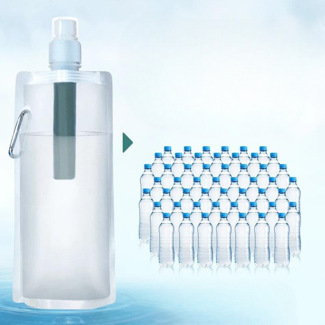 Botella con filtro de agua - Agua siempre fresca