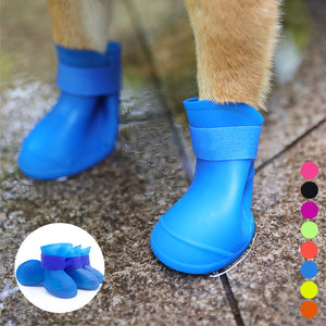 Botas de lluvia para mascotas - 4 piezas