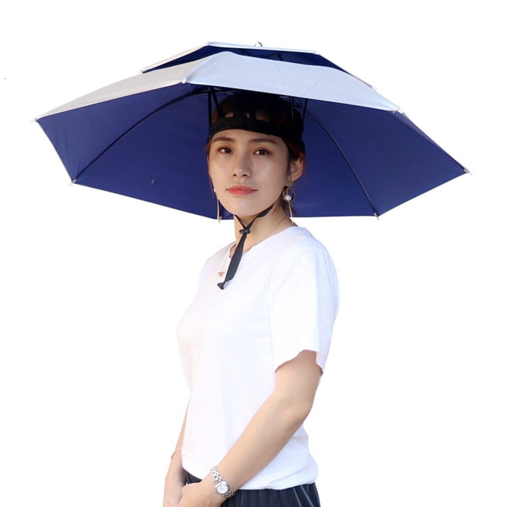 Cappello portatile per pioggia e sole